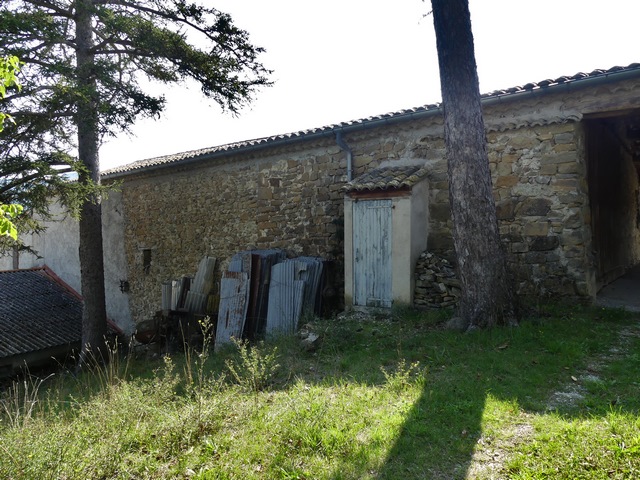 Bâtiment de la grange-étable. Elévation nord.
