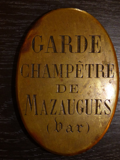 insigne de garde champêtre