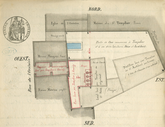 couvent d'oratoriens, puis tannerie, puis usine de chapellerie, puis parfumerie Méro, puis confiserie Keunig et parfumerie Audibert, puis Isnard Maubert, puis cinéma, actuellement immeuble à logements et entrepôt public