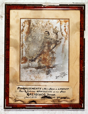 ex-voto, tableau : Demande de guérison d'un homme, Joseph Arcidiaco