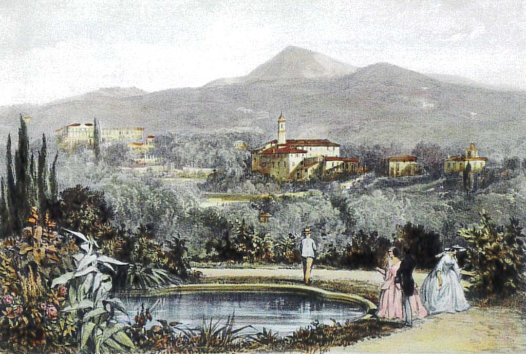 fontaine liée à un lac de jardin (vestiges)