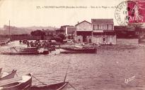 Sausset-les-Pins, vue de la plage et du port. [en 1934].