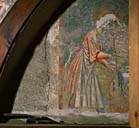 peintures monumentales : Saint Eloi ou Saint Vincent Ferrier (?), chapiteaux (2)