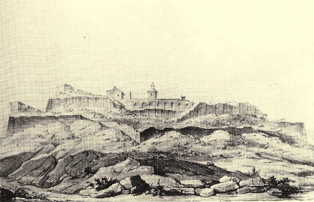 [Vues de la citadelle Saint Nicolas après démantèlement en 1791]. Côté Est.