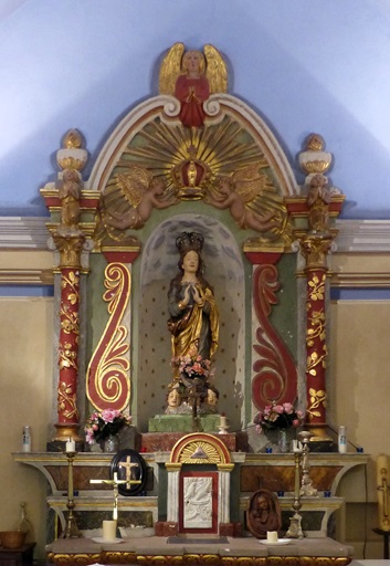 Chœur, retable. 