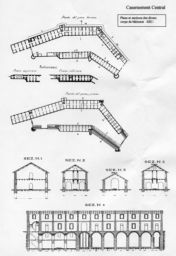 ouvrage d'infanterie dit casernement central