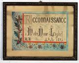 ex-voto, tableau : Reconnaissance (N° 3)