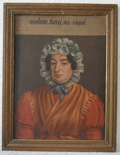 Tableau (donatif) : portrait de Mme Barri née Vassal