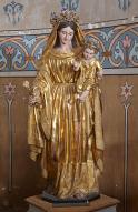 Statue de procession : Vierge à l'Enfant