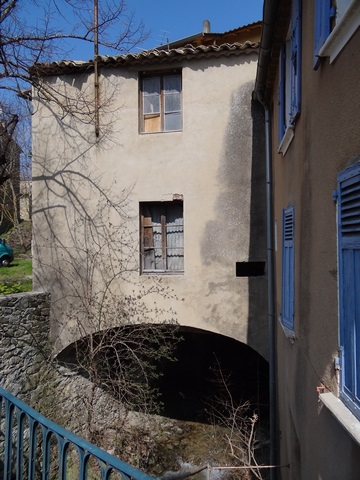Batiment de la scierie. Elévation sud.