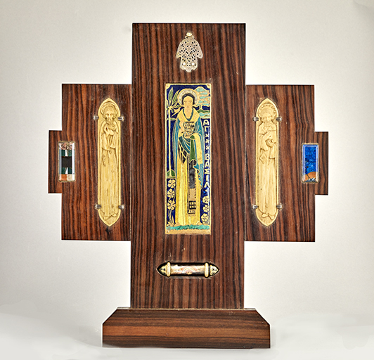 Croix-reliquaire de saint Basile, saint Grégoire de Nazianze et saint Jean Chrysostome