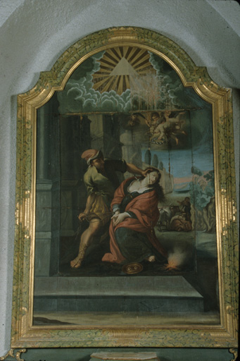 tableau : Le martyre de sainte Lucie