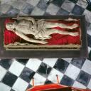 statue (gisant) : Le Christ mort dit le Christ du galérien, socle