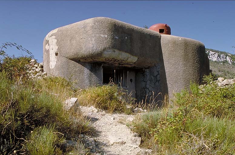 Bloc 3. Vue extérieure de la face sud-est.