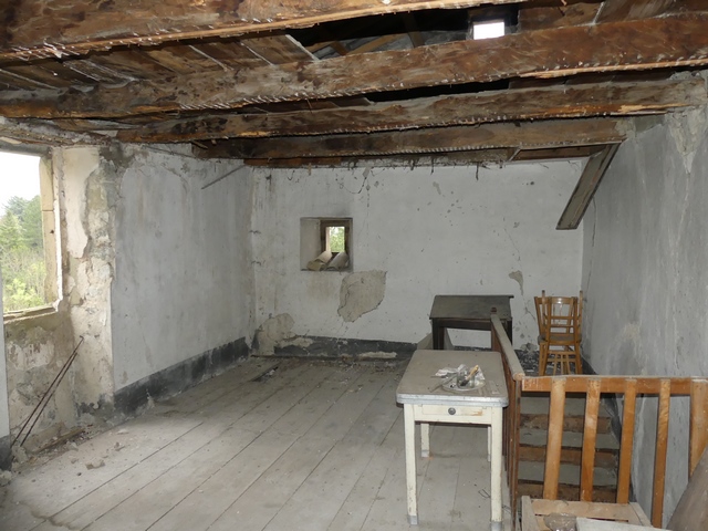 Etage, chambre. Vue de volume prise du nord.