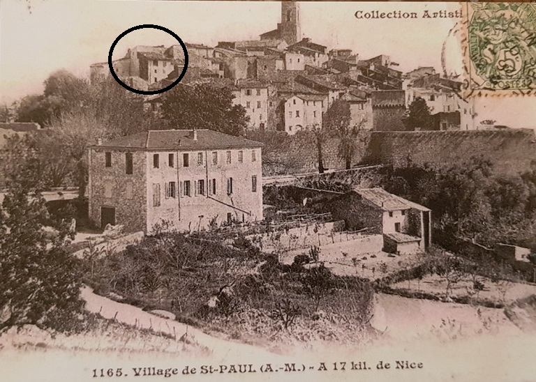 1165. Village de St-PAUL. (A.-M.) – A 17 kil. de Nice. Collection Artistique.