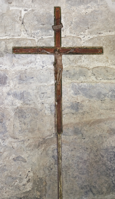 Croix de procession : Christ en croix (N°3)
