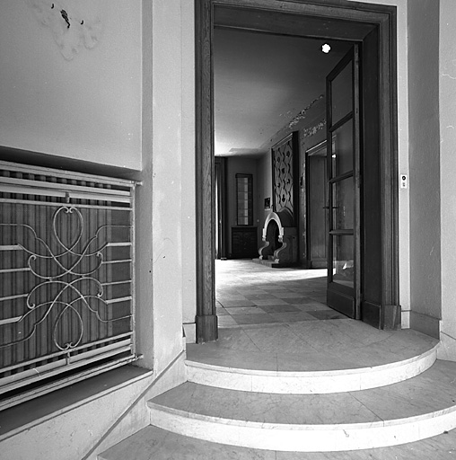 Rez-de-chaussée. Le hall Ac vu depuis le vestibule Aa.