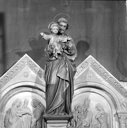 statue : Saint Joseph et l'Enfant Jésus