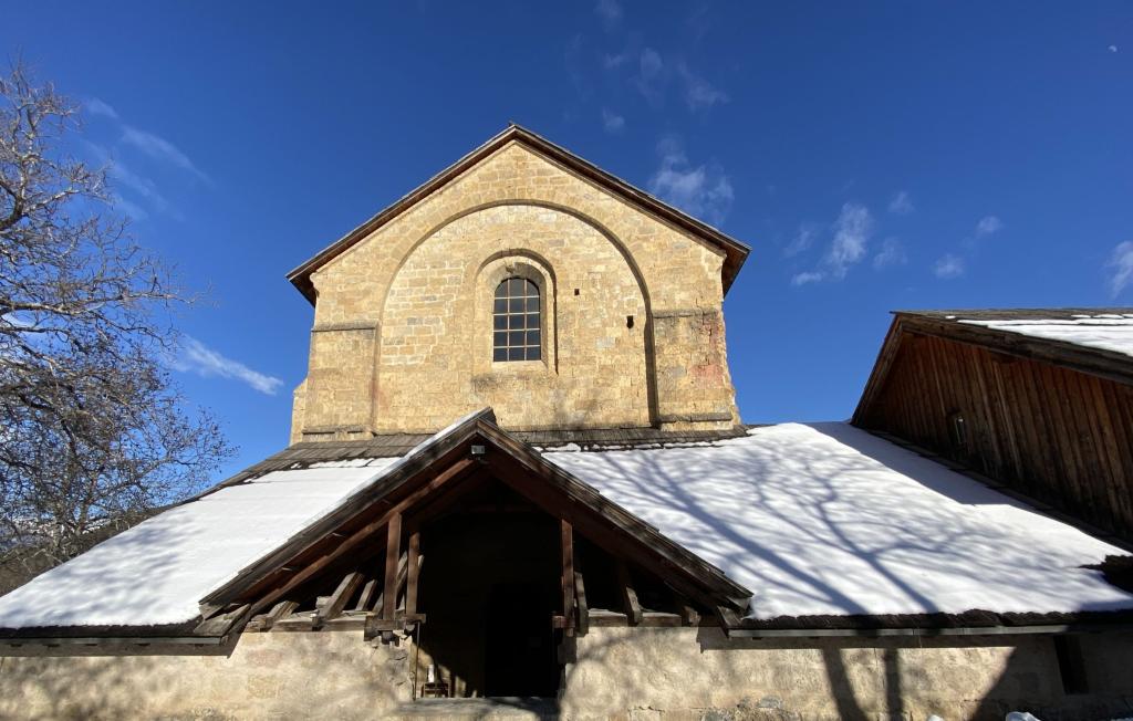 Vue extérieure : la façade ouest.