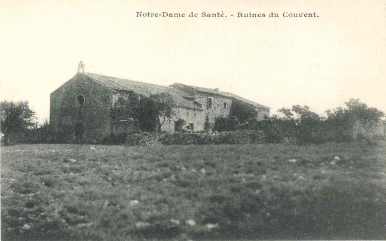 Chapelle, puis couvent de trinitaires, puis ferme, actuellement chapelle Notre-Dame-de-Santé