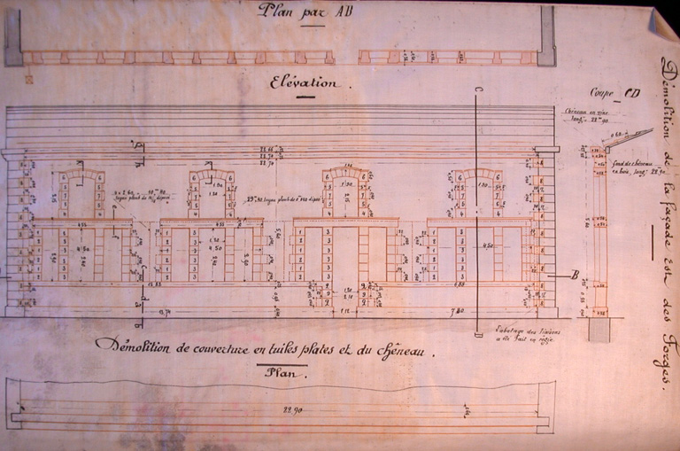 atelier de fabrication et de réparation (les forges)