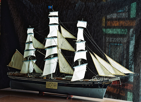 maquette, ex-voto : Corvette (N° 1)