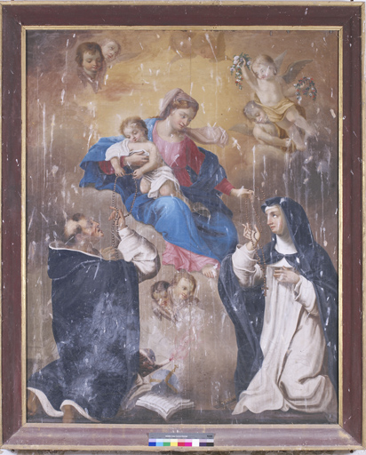 tableau : Donation du rosaire