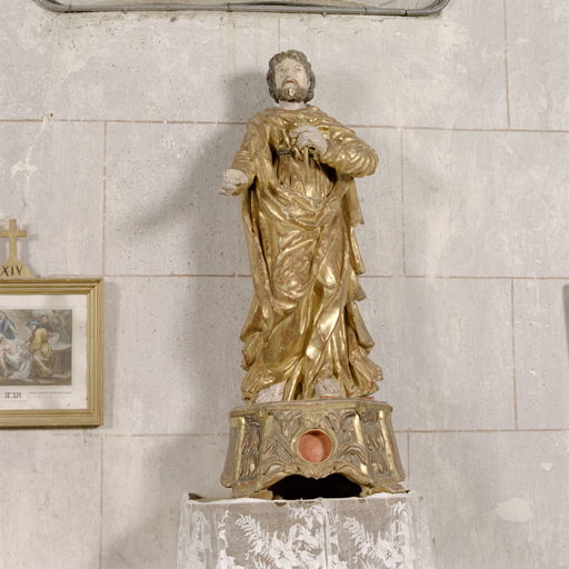 statue-reliquaire (demi-nature) : Saint Barnabé ?