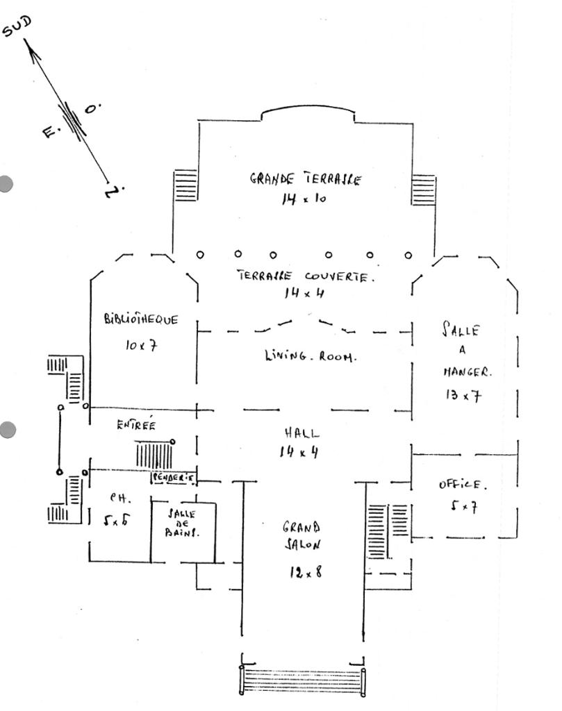 maison dite Château de Monteux, puis Villa Nelly-Rock, actuellement Villa Médy Roc