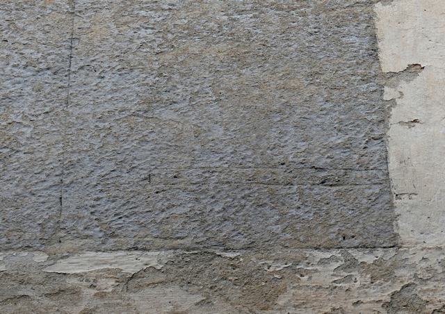 Elévation est, deuxième niveau. Décor peint de fausse fenêtre, détail d'une penture.