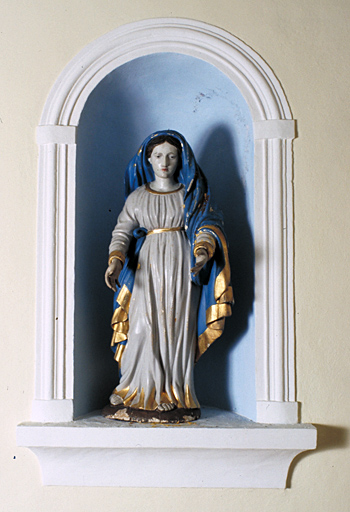 statue (petite nature) : Vierge