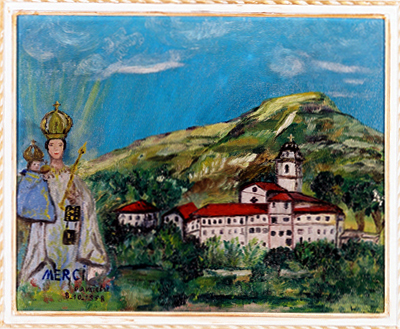 ex-voto, tableau : Sanctuaire de Notre-Dame de Laghet (N° 6)