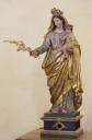 statue-reliquaire (demi-nature) : Vierge à l'Enfant