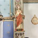 statue (petite nature) : Christ du Sacré-Coeur