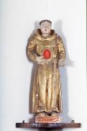 statue-reliquaire (petite nature) : saint Antoine de Padoue (2)