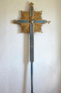 Croix de procession : Christ en croix (N° 1)