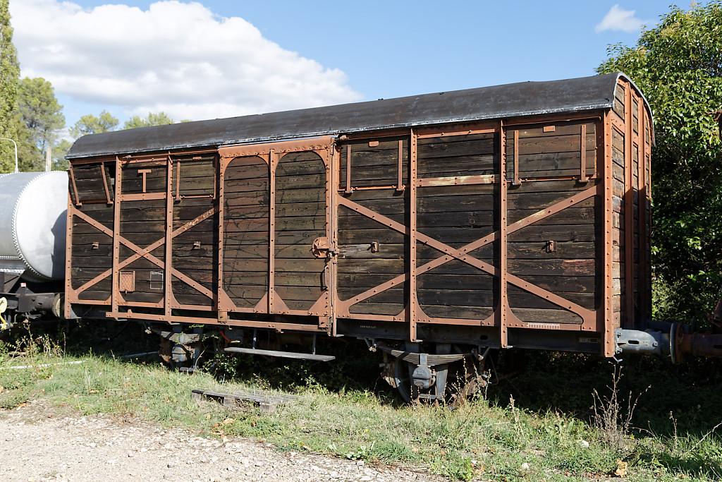Matériel de transport ferroviaire : wagon couvert "à fourrage" ex-Compagnie du Midi