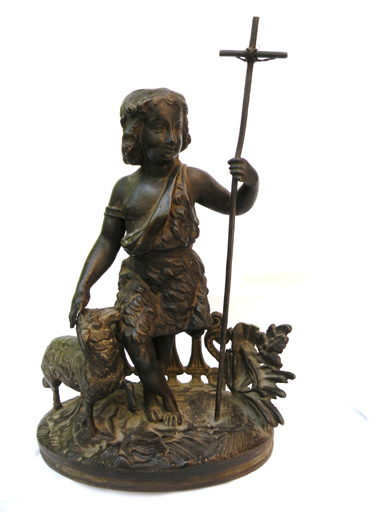 statue (statuette) : saint Jean-Baptiste
