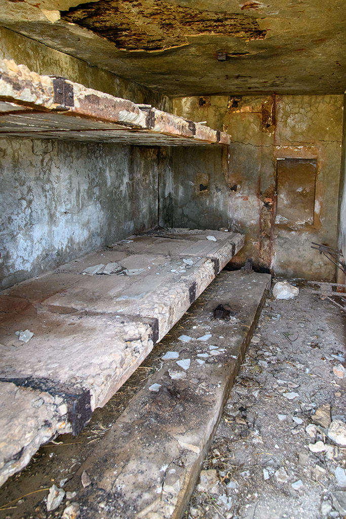 Détail de l'intérieur d'un magasin de combat 
