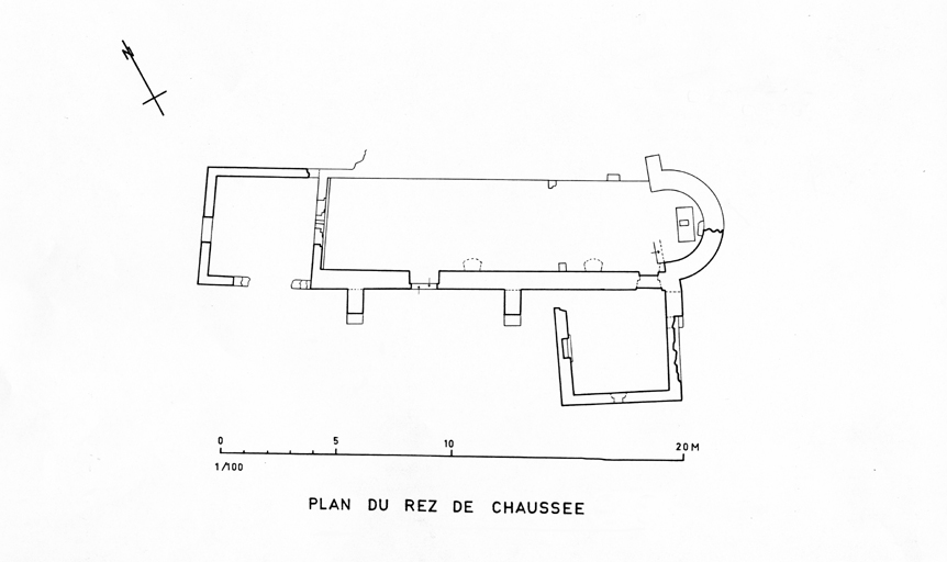 Plan du rez-de-chaussée.
