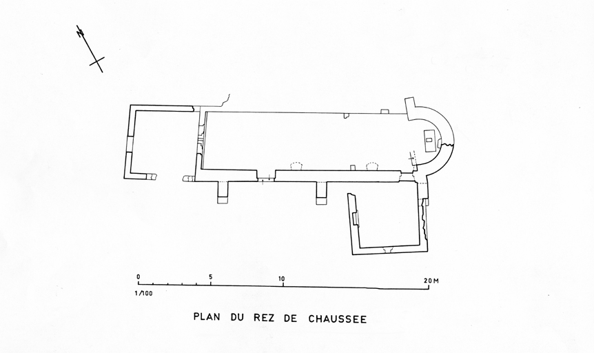 Plan du rez-de-chaussée.