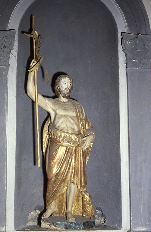 Statue (petite nature) : saint Jean-Baptiste