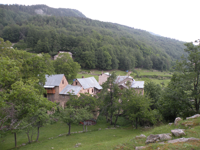 Ecart de La Béouge, vue d'ensemble prise du sud-est.