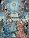 tableau : Deux anges adorant le Saint-Sacrement
