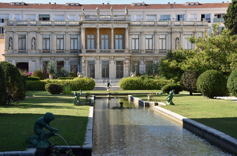 jardin d'agrément des Grands Cèdres, ancien jardin d'agrément de la Villa Les Palmiers