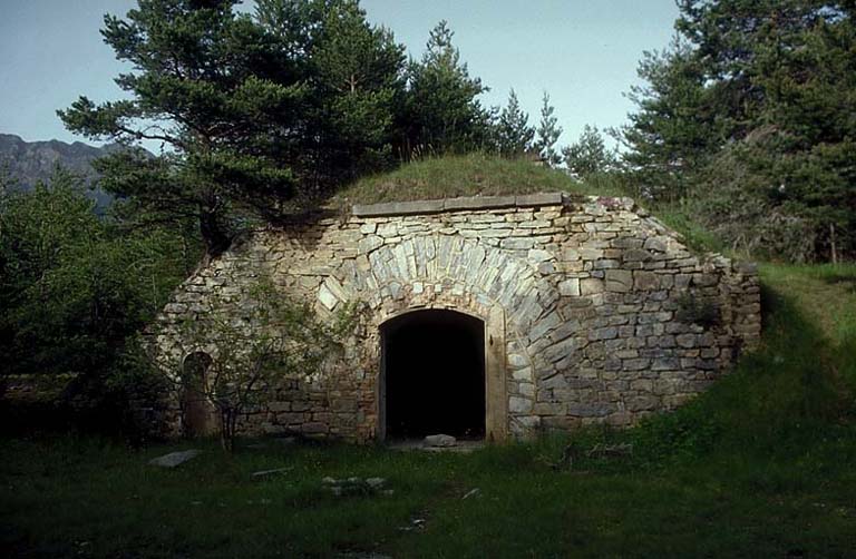 batterie dite batterie du Châtelard, de l'organisation défensive de l'Ubaye.