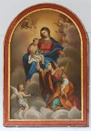 Tableau : Vierge à l'Enfant et sainte Agathe