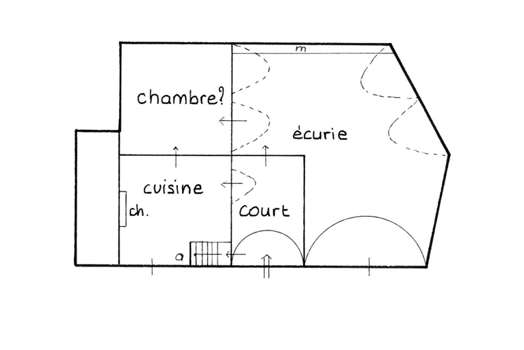 Saint-Chaffrey. Les Aillauds. Parcelle 409. Ferme.