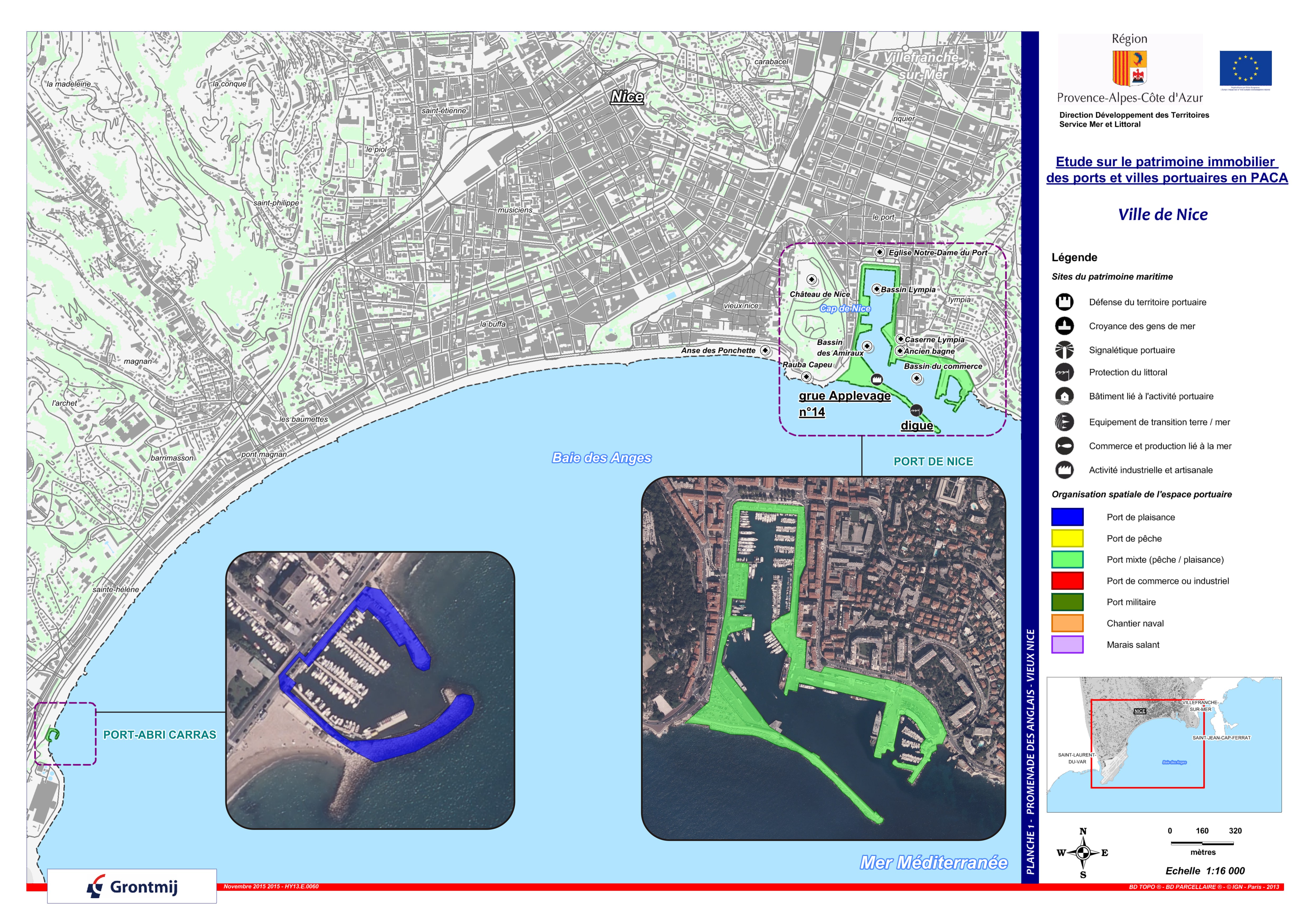 Ports et aménagements portuaires de la commune de Nice